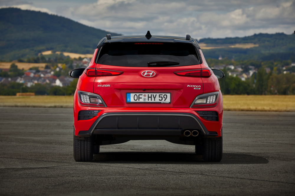Đuôi xe Hyundai Kona 2021