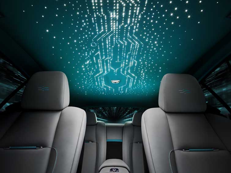 Thiết kế trời sao trên xe Rolls-Royce