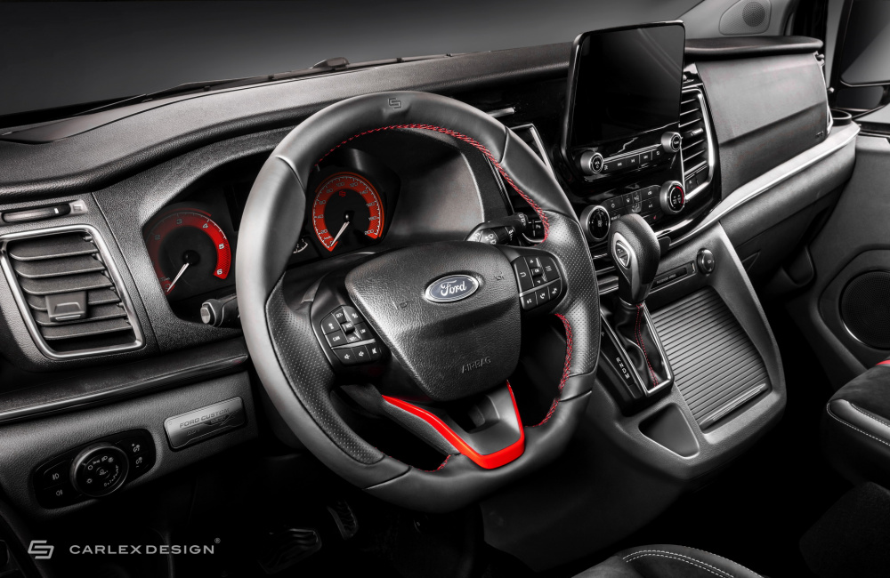 Vô lăng xe Ford Transit Custom X Carlex Design