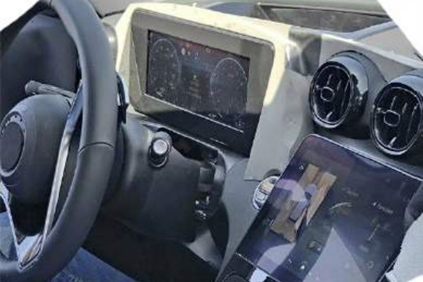Mercedes-Benz C-Class 2022 lộ diện không che chắn