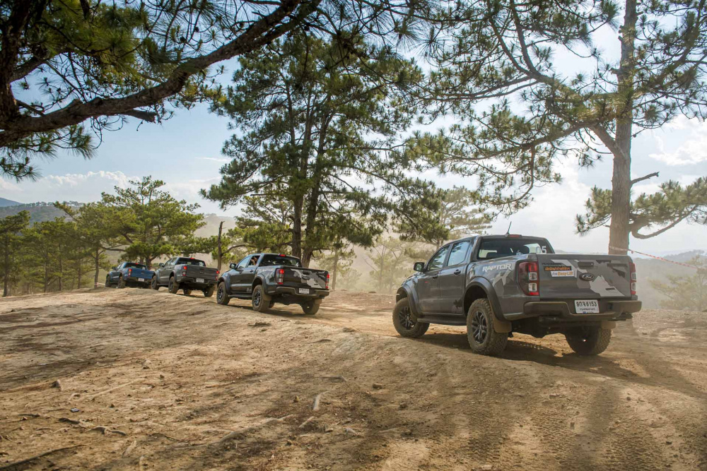 Hệ thống Kiểm soát Địa hình (TMS) trên Raptor là chế độ Baja