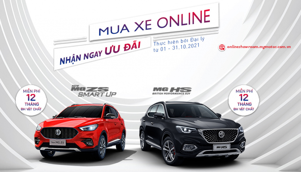 MG Việt Nam ưu đãi hấp dẫn khi mua xe HS và ZS trong tháng 10