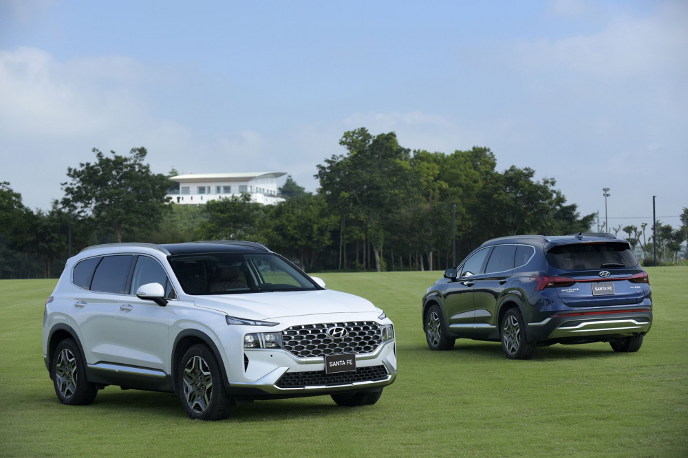 Hyundai Santa Fe là mẫu xe có doanh số tăng mạnh trong thời gian gần đây