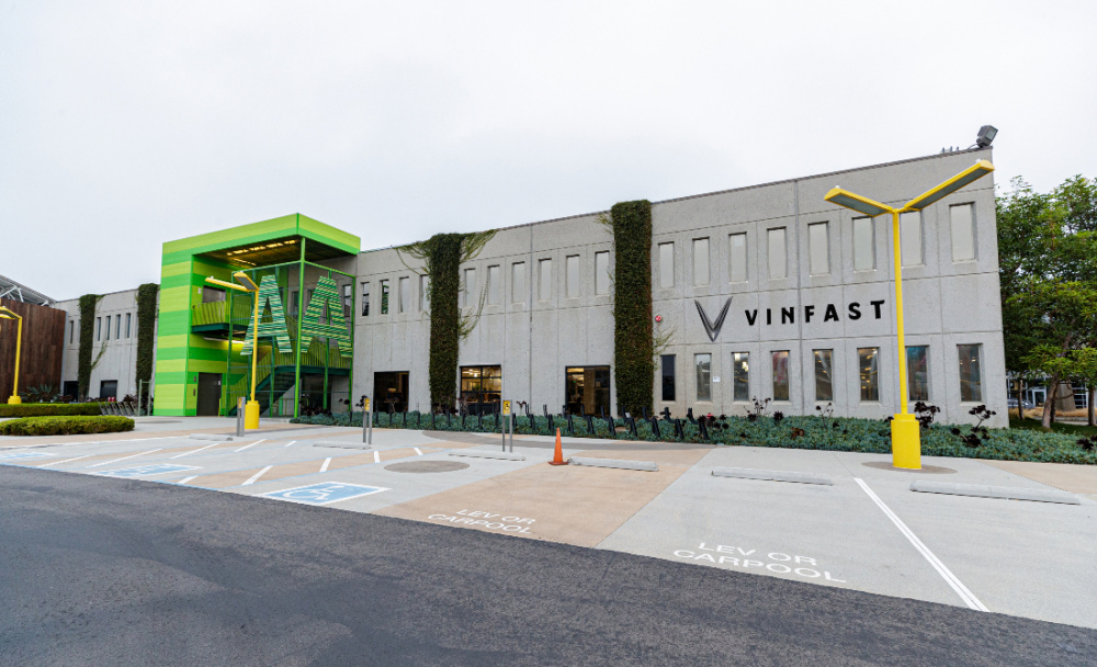 Trụ sở VinFast Mỹ tọa lạc tại khu vực Playa Vista, thành phố Los Angeles