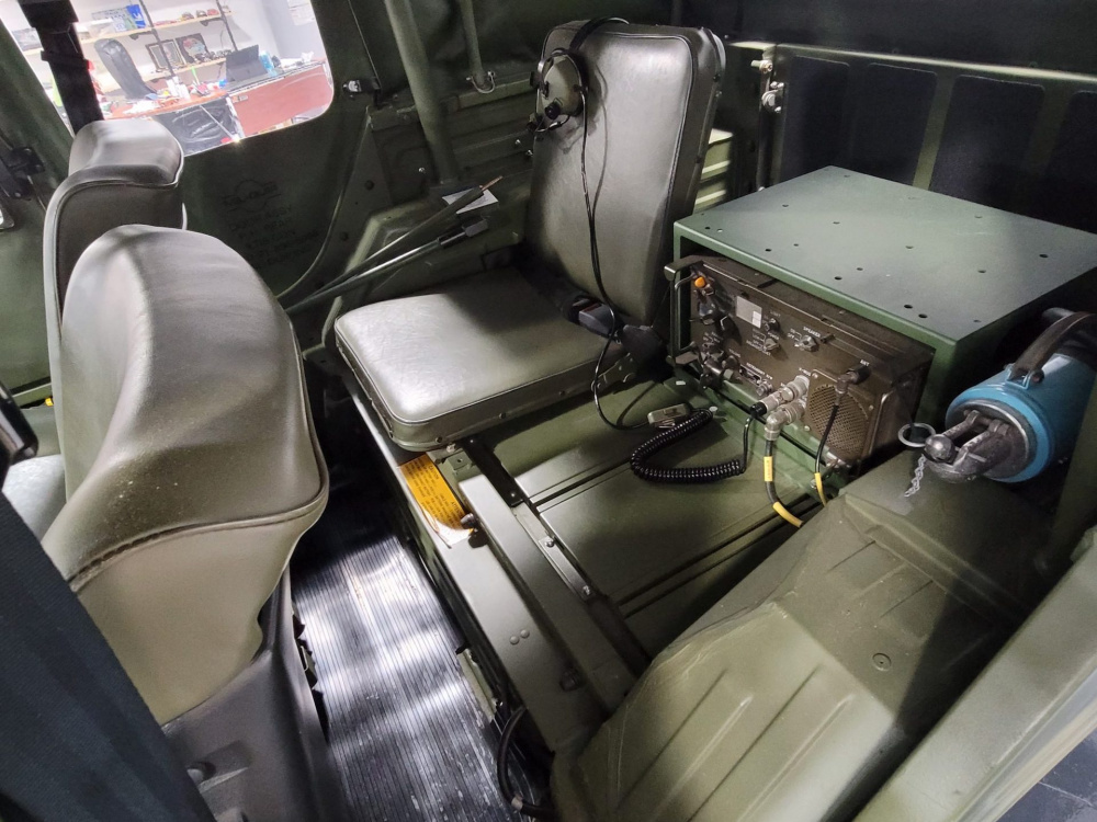 Hàng ghế sau của xe Volkswagen Type 183 Iltis