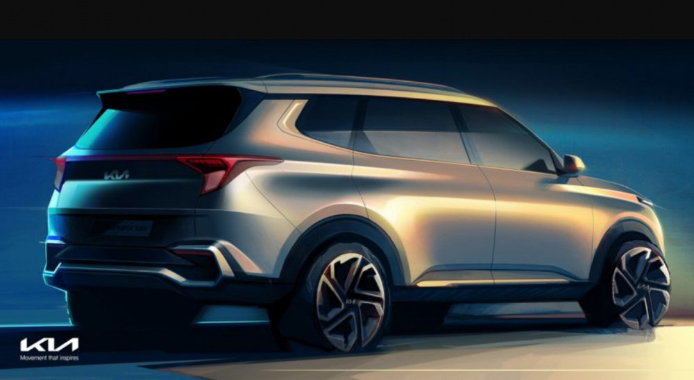 Cận cảnh hình ảnh đầu tiên về Kia Rondo 2022 trong "hình hài" crossover
