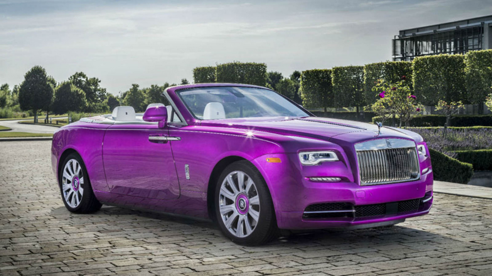Xe Rolls-Royce tím