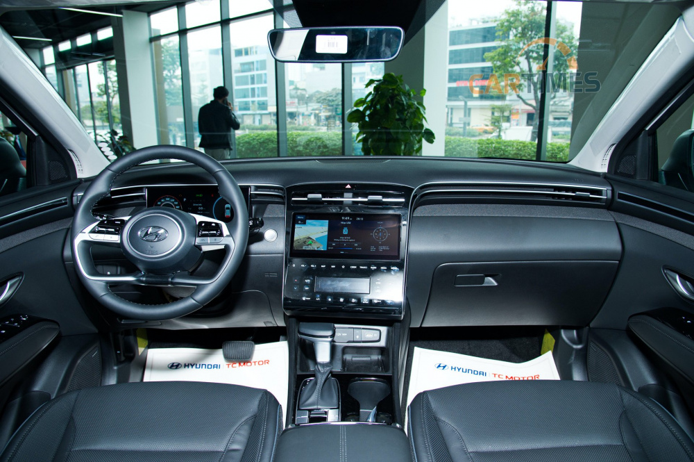 Hàng ghế trước của xe Hyundai Tucson 2022