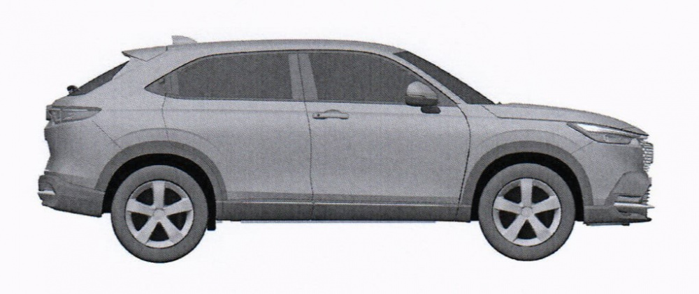 Thiết kế thân xe Honda HR-V 2022