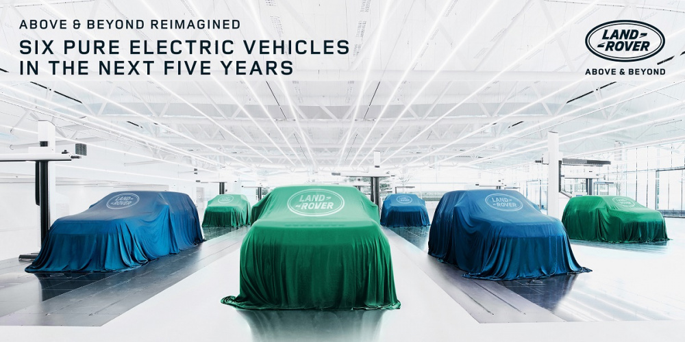 Trong 5 năm tới, Land Rover sẽ chào đón 6 biến thể chạy hoàn toàn bằng điện