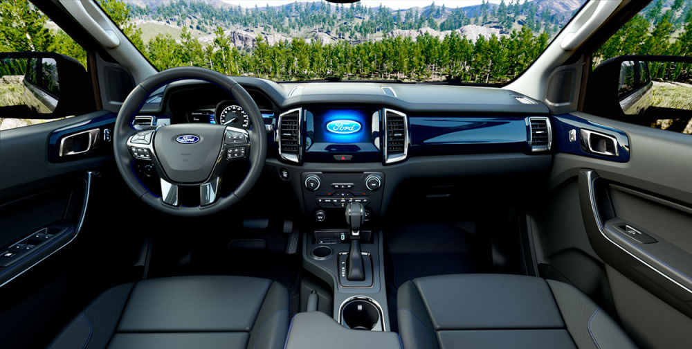 Nội thất xe Ford Ranger Sport