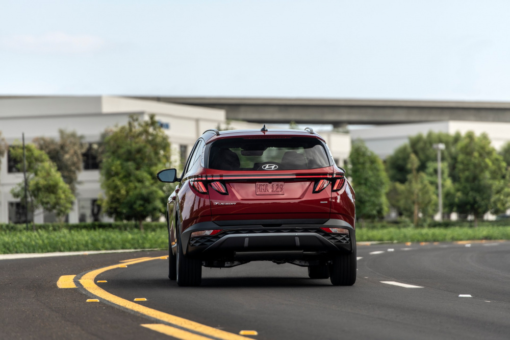 Đuôi xe Hyundai Tucson 2021