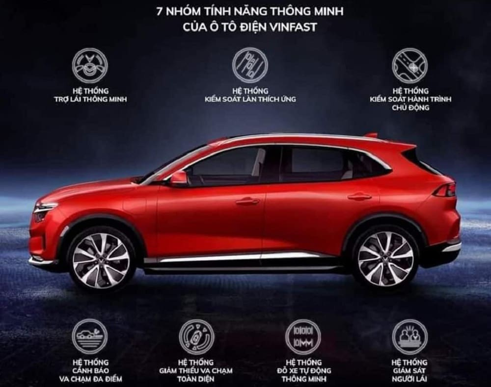 Tính năng thông minh trên VinFast VF e34