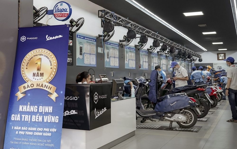 Piaggio Việt Nam tăng thời gian bảo hành lên 5 năm và bảo hành 01 năm cho phụ tùng và phụ kiện chính hãng