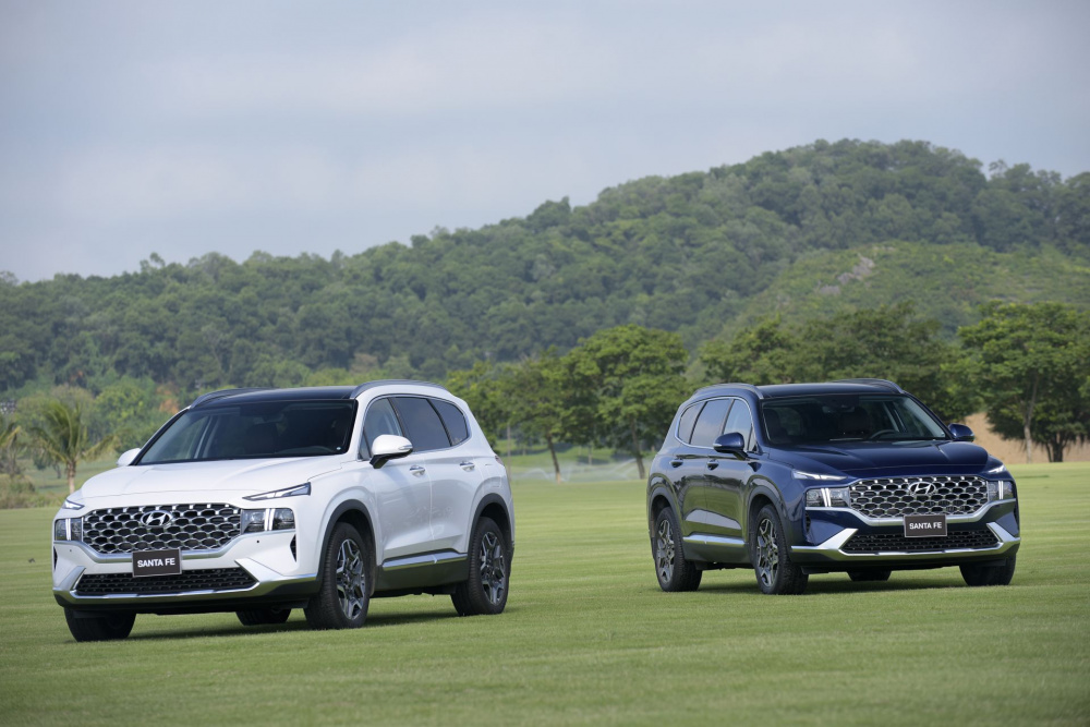Hyundai Santa Fe 2021 có doanh số tăng mạnh trong tháng 5/2021