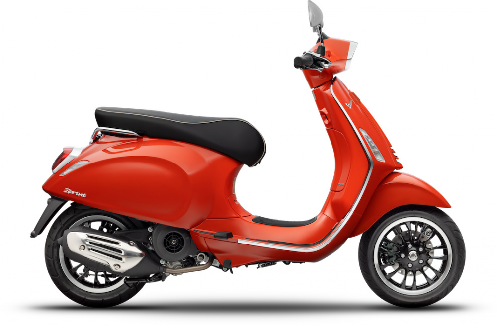 Mẫu xe Vespa Sprint Orange Tramonto 