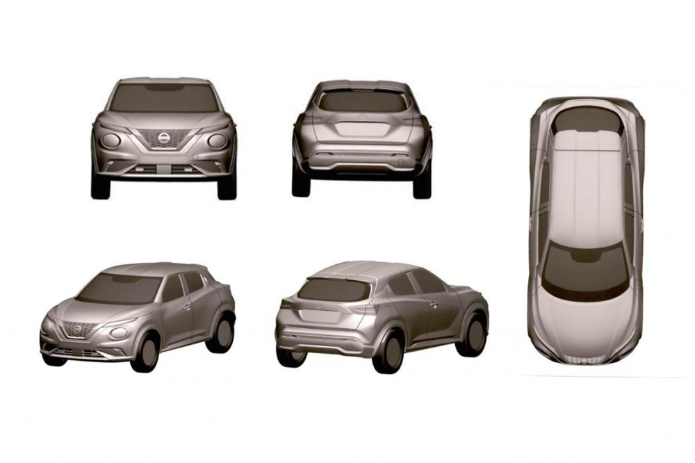 Cận cảnh hình ảnh xin bảo hộ kiểu dáng của bộ đôi Nissan Ariya và Juke