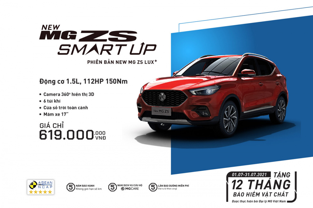 Bảng giá xe MG tháng 7/2021