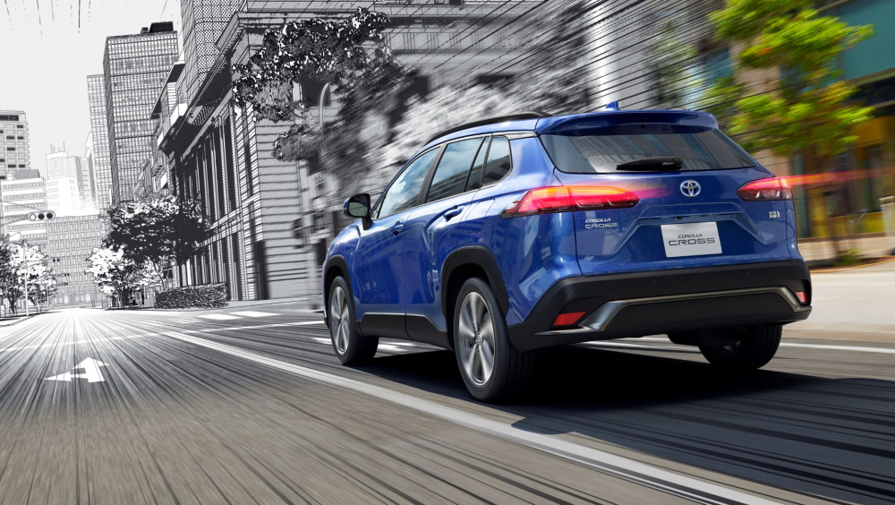 Đuôi xe Toyota Corolla Cross 2022