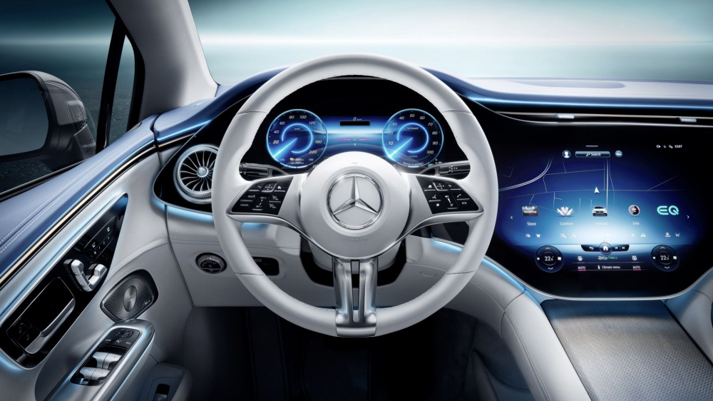Vô lăng Mercedes-Benz EQE sedan
