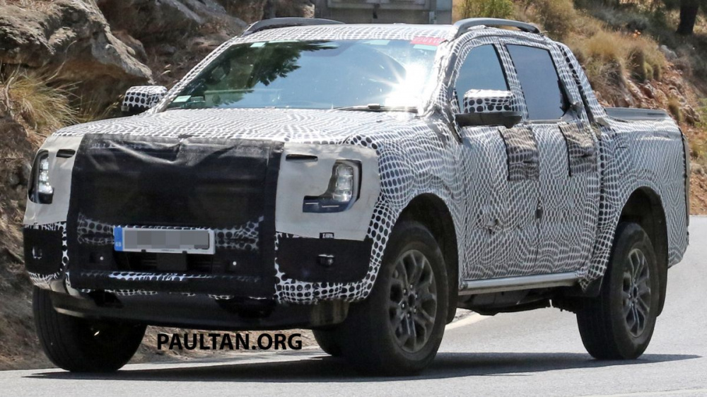 Ford Ranger 2022 xuất hiện