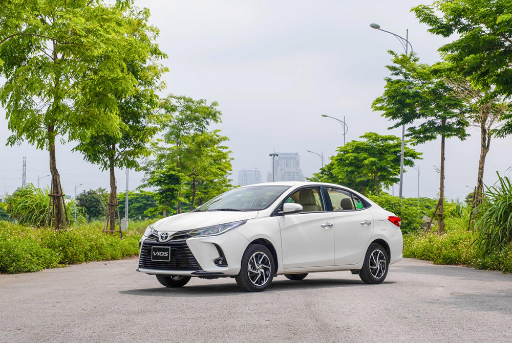 Mẫu xe Vios tiếp tục nằm trong top 10 các mẫu xe bán chạy nhất thị trường