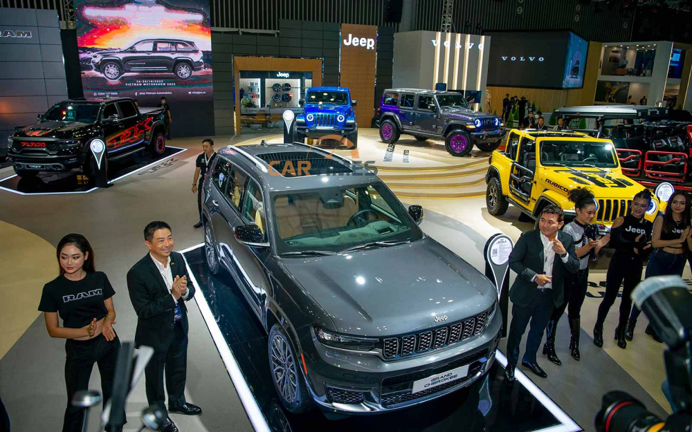Dàn xe Jeep tại Triển lãm Ô tô Việt Nam 2022
