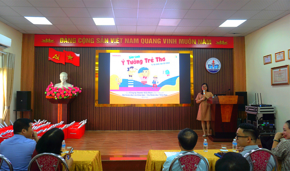 Công ty Honda Việt Nam chia sẻ về Sân chơi Ý tưởng trẻ thơ