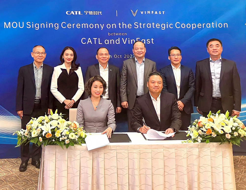 CATL và VinFast vừa ký kết Biên bản ghi nhớ về Hợp tác Chiến lược Toàn cầu