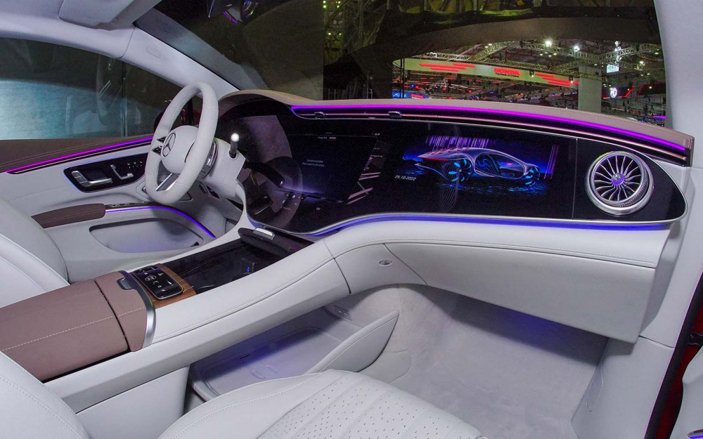 Nội thất Mercedes EQS