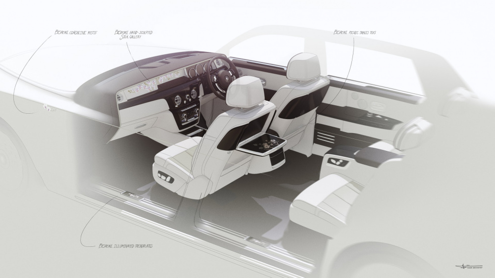 Cabin Rolls-Royce Phantom Orchid