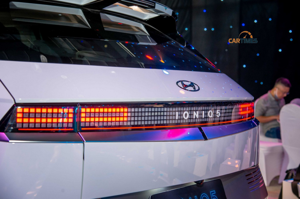 Thiết kế Paramatric Pixel ở phía đuôi xe Hyundai Ioniq5