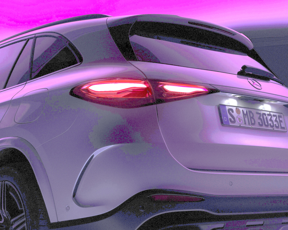 Hình ảnh đuôi xe Mercedes-Benz GLC 2023