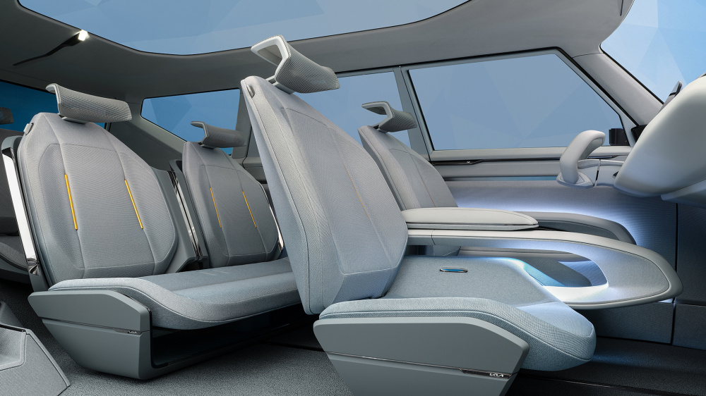 Cabin xe Kia EV9 Concept