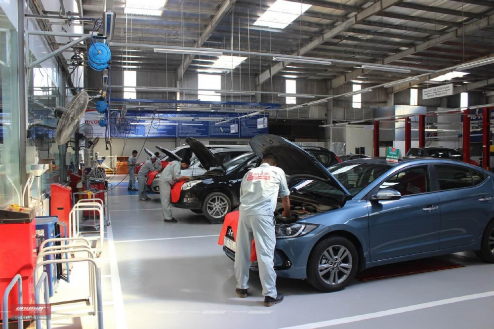 xe bị ngập nước