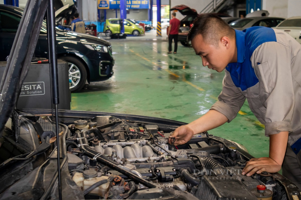xe bị ngập nước
