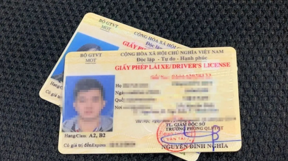 giấy phép lái xe