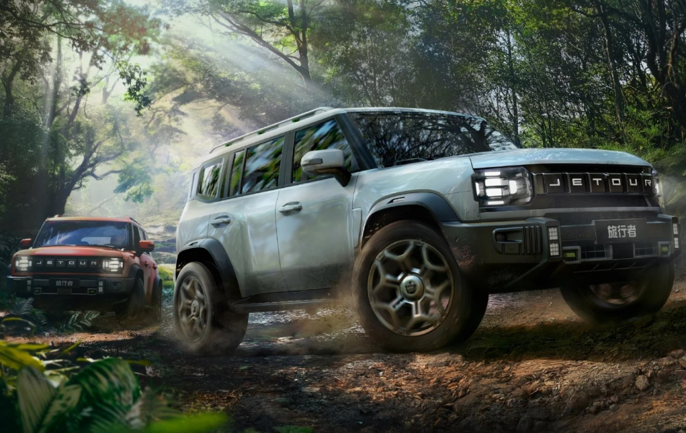 Chiếc SUV Jetour Traveller rất giống Ford Bronco có thể bị kiện nếu bán tại Mỹ.
