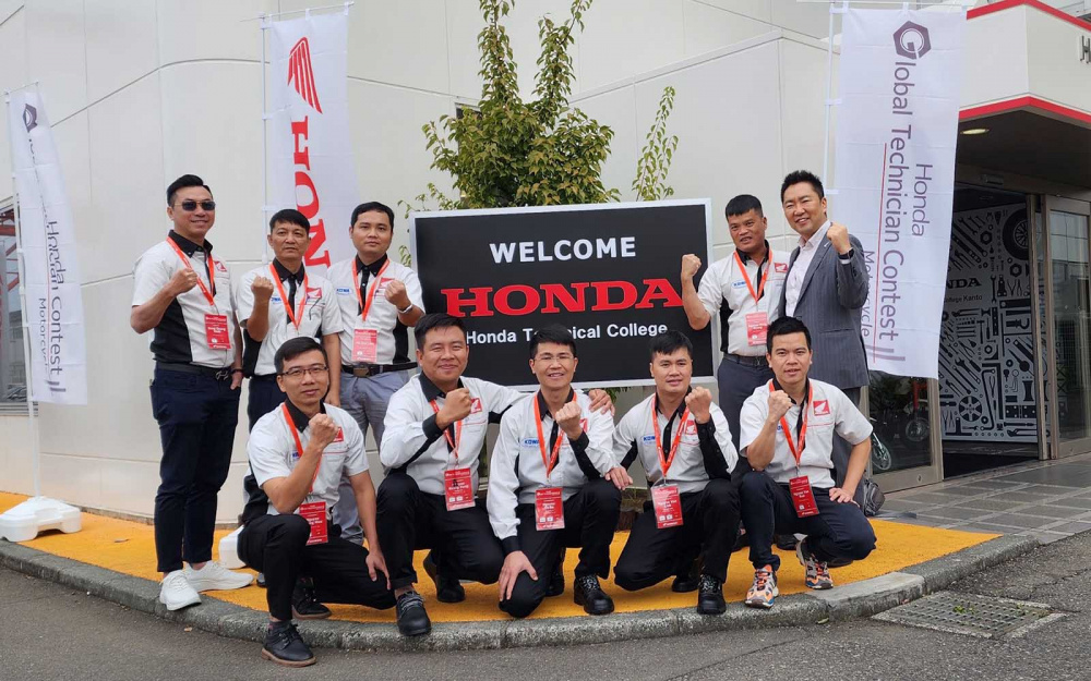 Đoàn Honda Việt Nam tham dự Hội thi