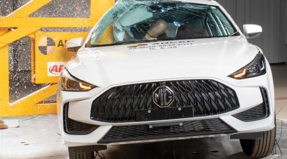 MG 5 không sao nào trong thử nghiệm va chạm ANCAP