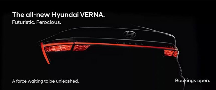 Hyundai Accent 2023 all-new lộ diện sắc sảo trong ảnh teaser