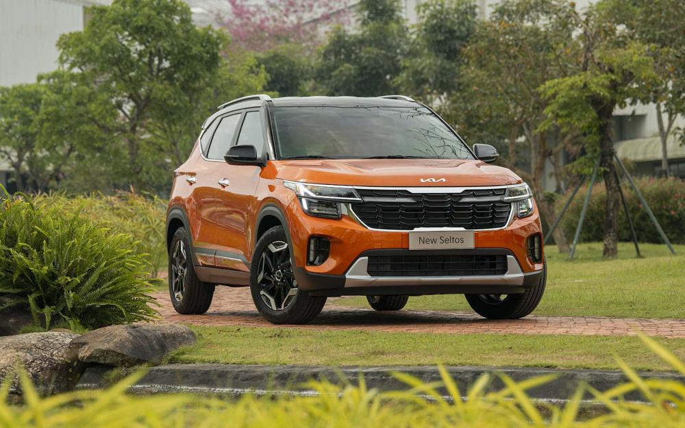 Thiết kế phần đầu xe Kia Seltos 2024
