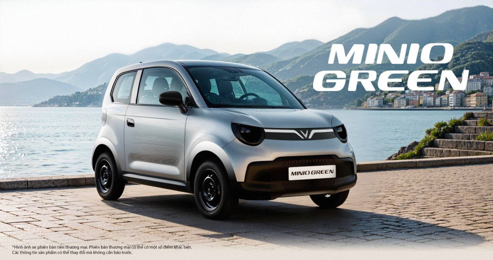 Đặt cọc xe Minio Green