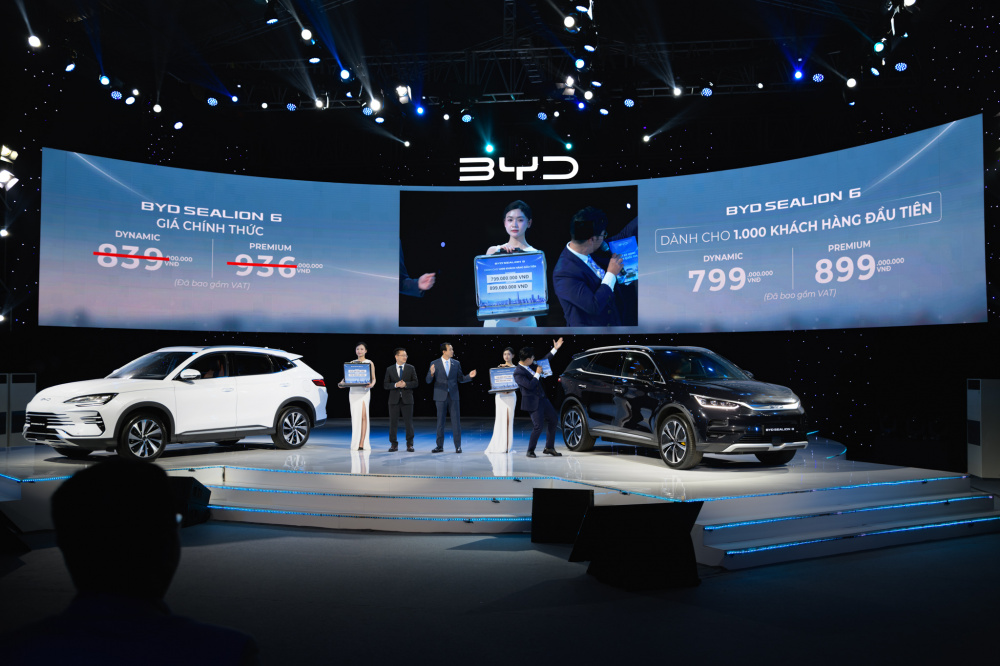 Giá lăn bánh BYD Sealion 6 tại Hà Nội và TP.HCM