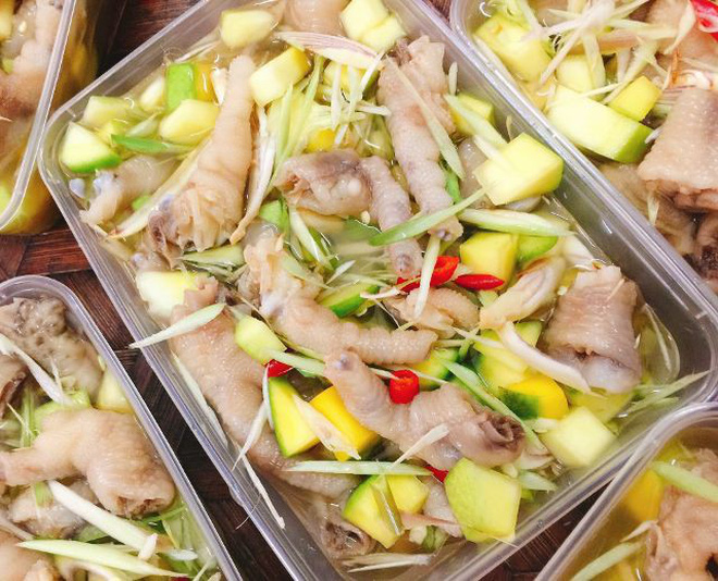 chân gà ngâm sae ớt