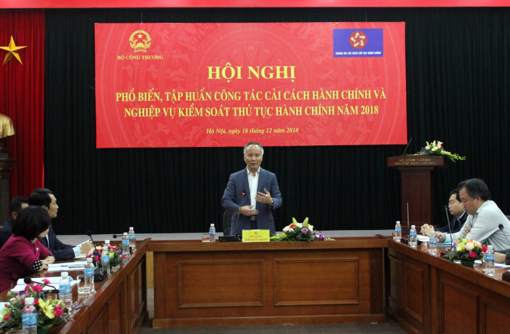 cải cách hành chính bộ công thương