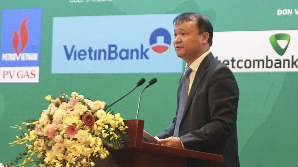 Thứ trưởng Đỗ Thắng Hải phát biểu tại Diễn đàn Hội nhập kinh tế quốc tế Việt Nam năm 2018 sáng 4/12/2018.