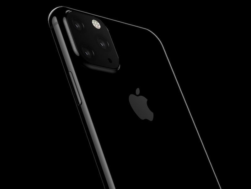 Bản vẽ camera 3 ống kính trên iPhone 2019. Nguồn: OnLeaks