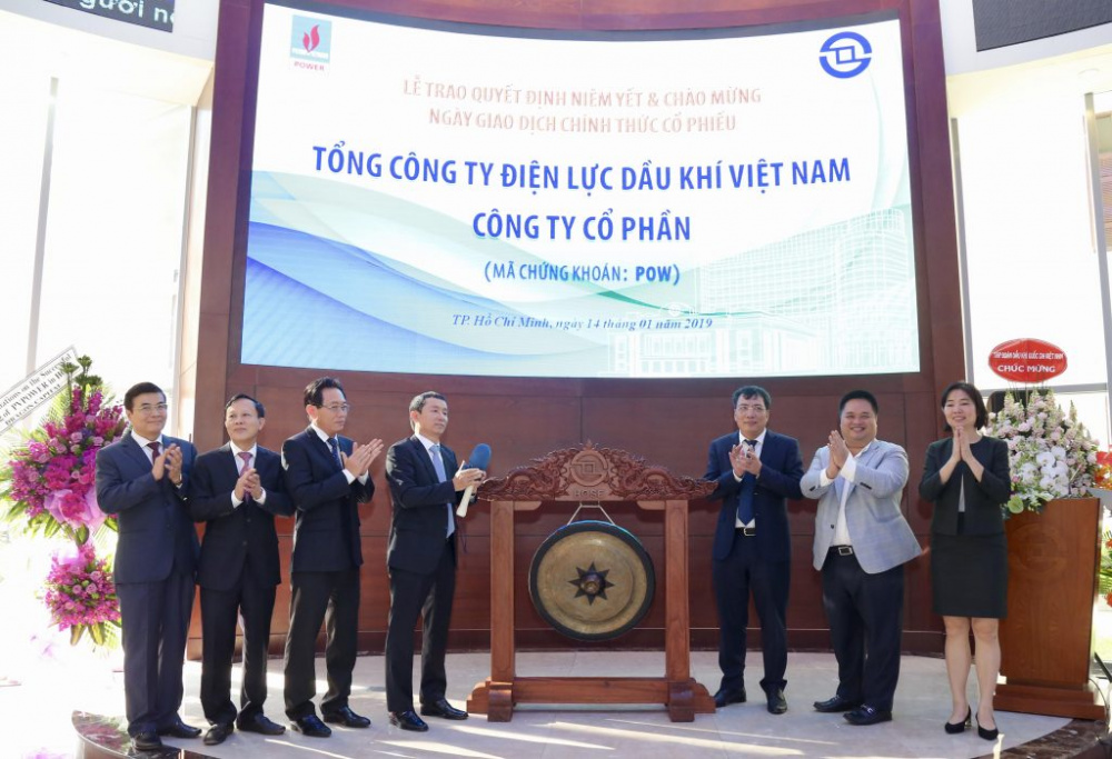 chính thức niêm yết cổ phiếu POW trên sàn HOSE