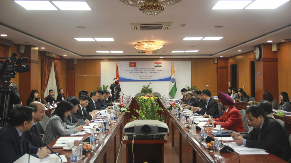 Kỳ họp lần thứ 4 Tiểu ban Thương mại hỗn hợp Việt Nam - Ấn Độ